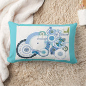 トラクターおよび魚の装飾用クッション ランバークッション (ブランケット)