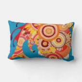 トラクターおよび魚の装飾用クッション ランバークッション (裏面)