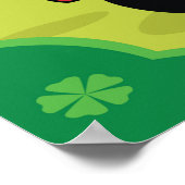 トラクターで歌う鶏とファームシーン ポスター (角)