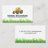 トラクターとグラス 名刺 (正面/裏面)