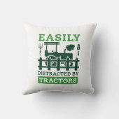 トラクターに容易に気を取られる クッション (裏面)