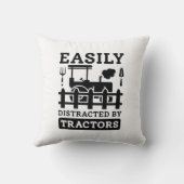 トラクターに容易に気を取られる クッション (裏面)