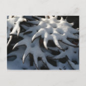 トラクターのカルチィベーターの車輪のクリスマスの郵便はがき シーズンポストカード (正面)