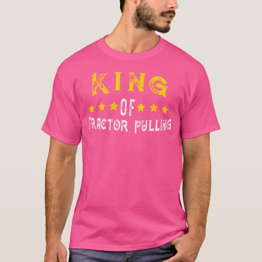 トラクターのキング引っ張り Tシャツ (正面)