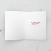 トラクターのクリスマス娘と息子の義理 シーズンカード (内部)