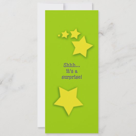 トラクターのサプライズまたは誕生日パーティーの招待 招待状 (裏面)