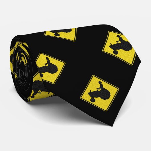 トラクターのダイヤモンドの形の印の農家 ネクタイ (ロール)