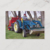 トラクターのパパ コーリングカード (裏面)