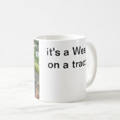 トラクターの公式のWestie コーヒーマグカップ (正面右)