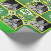 トラクターの包装紙に写真を加えて下さい ラッピングペーパー (角)