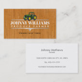 トラクターの名刺 名刺 (正面/裏面)