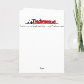 トラクターの嬉しいクリスマスカード シーズンカード (裏面)