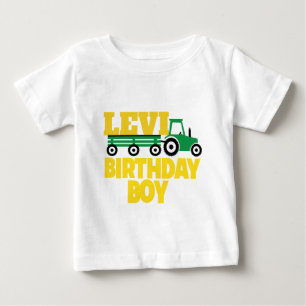 トラクターの誕生日のティー ベビーTシャツ