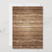 トラクターの誕生日の招待状、農場の誕生日 招待状 (裏面)