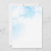 トラクターの起動誕生日招待状 (裏面)