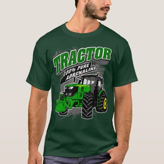 トラクターの農家農業農場_15 Tシャツ (正面)