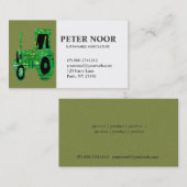 トラクターの農業 名刺 (正面/裏面)