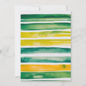 トラクターの開始フォトボーイ誕生日Bash 招待状 (裏面)