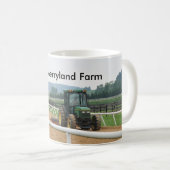 トラクターはトラック、カントリーライフの心をかき乱します コーヒーマグカップ (正面右)