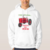 トラクターは赤 パーカ (正面)