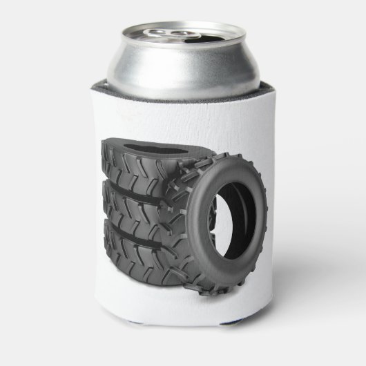 トラクターまたは機械用タイヤ 缶クーラー (缶裏面)