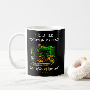トラクターをもっと保取り込もうと頭の中で叫ぶ声 コーヒーマグカップ