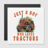 トラクターを愛するカントリーライフボーイ (正面/裏面)