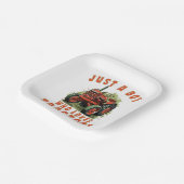 トラクターを愛するカントリーライフボーイ ペーパープレート (傾斜あり)