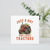 トラクターを愛するカントリーライフボーイ 招待状 (スタンド正面)