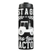 トラクターを愛する少女に過ぎない タンブラー (正面)