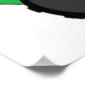 トラクターを運転する牛 ポスター (角)