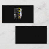 トラクターアメリカンUSAフラグおもしろい農家ランチャー 名刺 (正面/裏面)
