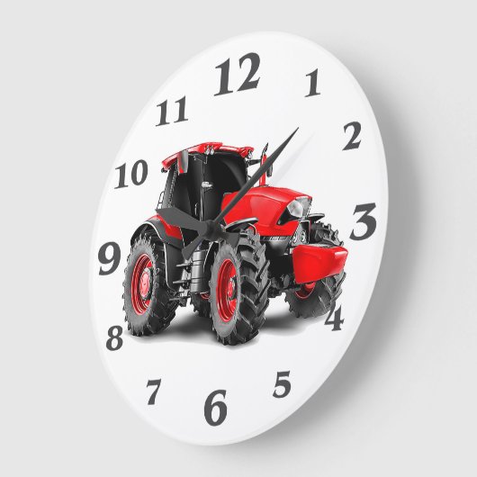 トラクターイメージによる大壁時計用 ラージ壁時計 (傾斜)