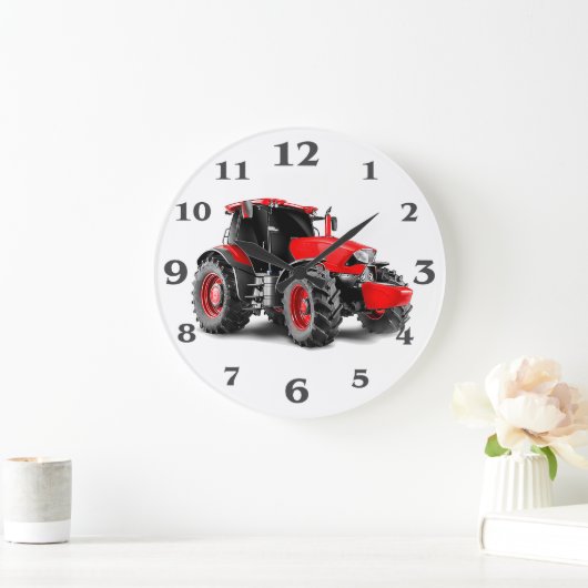 トラクターイメージによる大壁時計用 ラージ壁時計 (ホーム)
