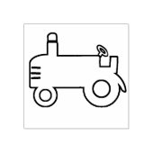 トラクターウッドアートスタンプ ラバースタンプ (インプリント)