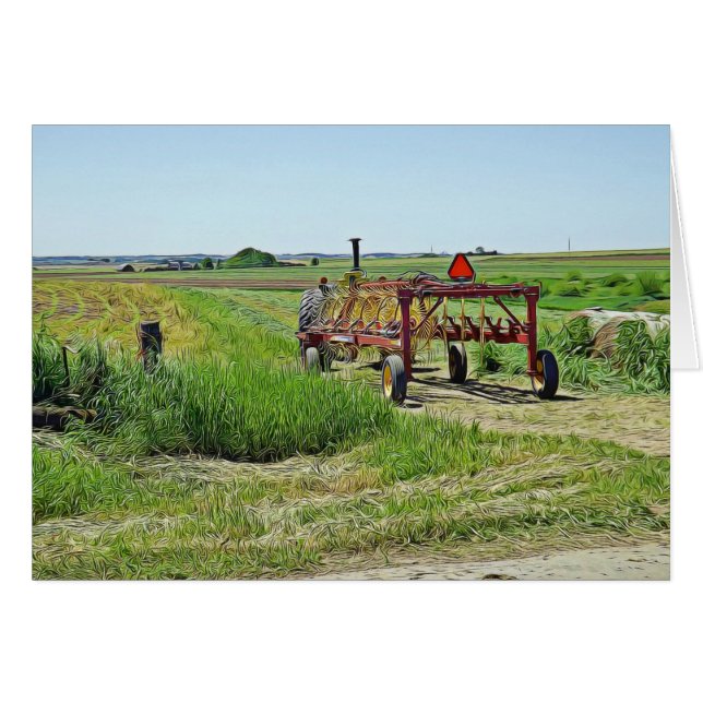 トラクターオンザファームカード (正面横)