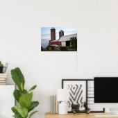 トラクターオンファームポスター ポスター (ホームオフィス)