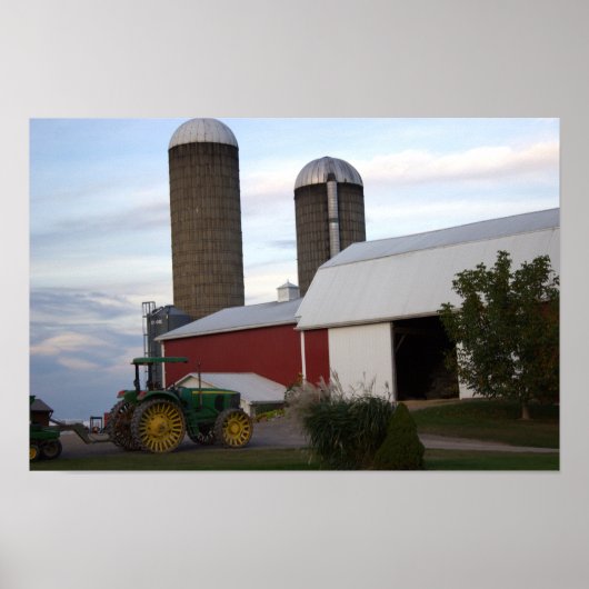 トラクターオンファームポスター ポスター (正面)