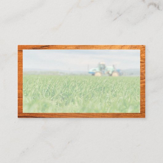 トラクターオンファーム |バーンロゴ 名刺 (裏面)