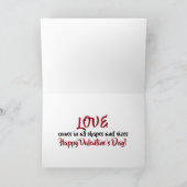 トラクターカップルin LOVEファームハッピーバレンタインデー シーズンカード (内部)