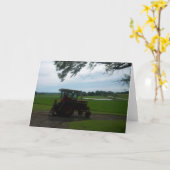 トラクターカード カード (黄色い花)