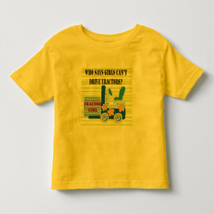 トラクターガールTシャツ&ギフト トドラーTシャツ