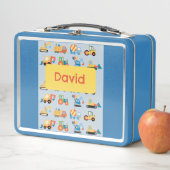 トラクターキッズメタルランチボックス メタルランチボックス (インサイチュ)