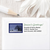 トラクタークリスマス住所 シール (インサイチュ)