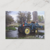 トラクタークリークのクリア 名刺 (裏面)