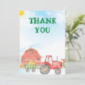 トラクターサンキューカードの開始 (スタンド正面)