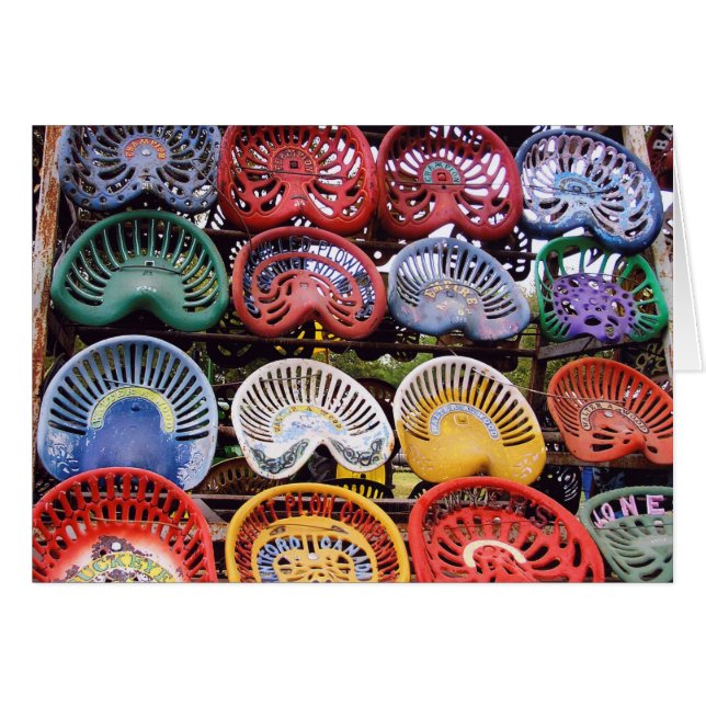 トラクターショーのトラクターの座席 (正面横)