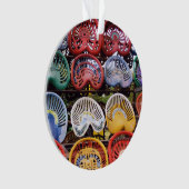 トラクターショーのトラクターの座席 オーナメント (正面)