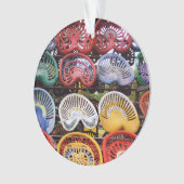 トラクターショーのトラクターの座席 オーナメント (正面)