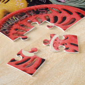 トラクターショーのトラクターの座席 ジグソーパズル (側面)